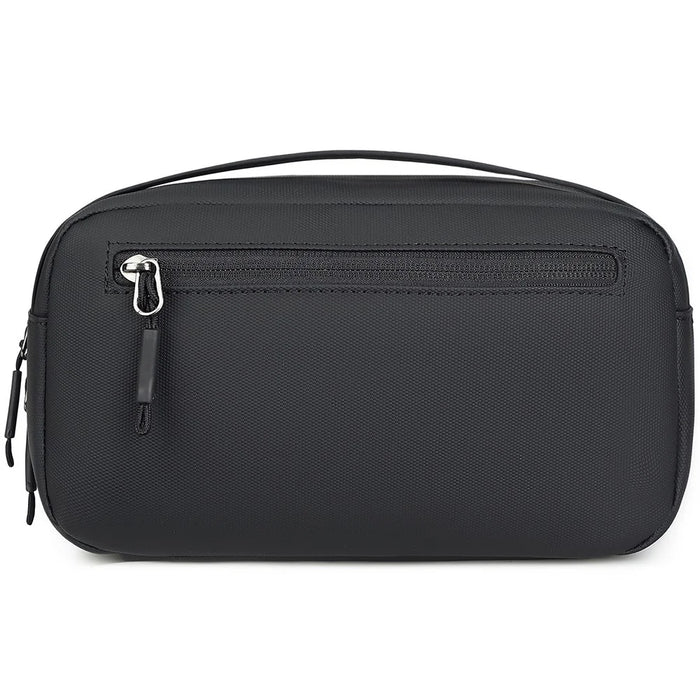 POSO PS-830 Digital Accessories Organizer Bag Men Polyester Waterproof Handbag Multi-Layer Cable Storage Pouch - Black - 3