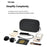 POSO PS-830 Digital Accessories Organizer Bag Men Polyester Waterproof Handbag Multi-Layer Cable Storage Pouch - Black - 7