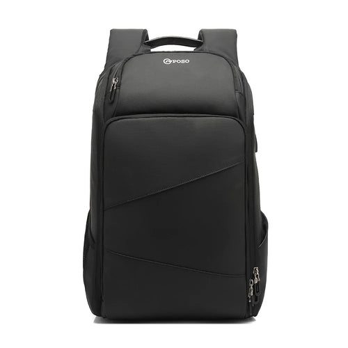 POSO PS-655 17 Inch Laptop Business Backpack Men Travel Short Trip Backpack with USB Port - 1