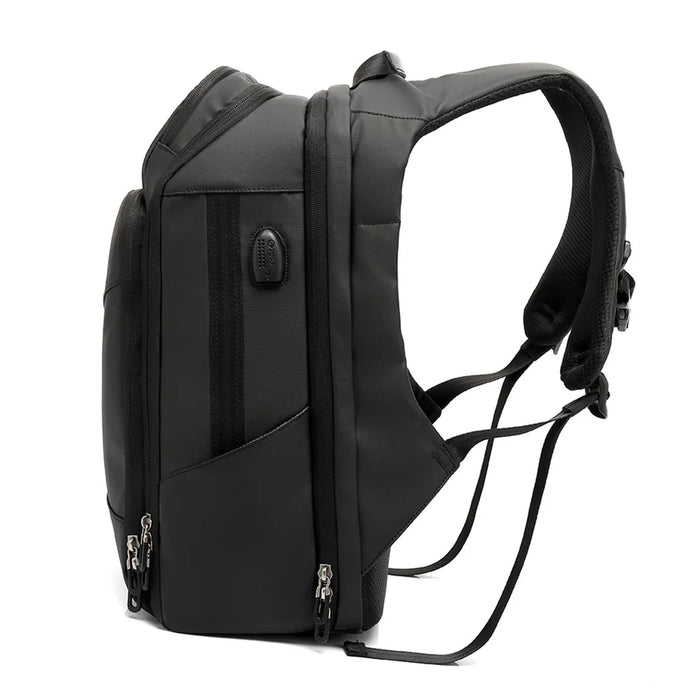 POSO PS-655 17 Inch Laptop Business Backpack Men Travel Short Trip Backpack with USB Port - 3