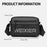 WEIXIER D839 Men Crossbody Bag for 7.9 Inch Tablet Waterproof PU Leather Casual Shoulder Bag - Black - 7