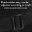 WEPOWER 3107 Letters Pattern Square Crossbody Bag Waterproof Nylon Single Shoulder Bag for Men - Black - 5