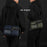 WEPOWER 3107 Letters Pattern Square Crossbody Bag Waterproof Nylon Single Shoulder Bag for Men - Black - 7