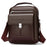 WEIXIER D836 For Men Crossbody Messenger Bag Waterproof PU Leather Shoulder Bag with Tote Handle - Brown - 1