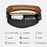 WEIXIER D844 Leather Messenger Bag Sling Crossbody Shoulder Pouch for Men Travel Work - Black - 2