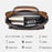 WEIXIER D845 Men Messenger Bag Vintage PU Leather Crossbody Shoulder Pouch - Black - 2