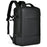 WEIXIER B703 For Men Expandable Backpack Waterproof Travel Laptop Bag Outdoor Business Daypack - Black - 2