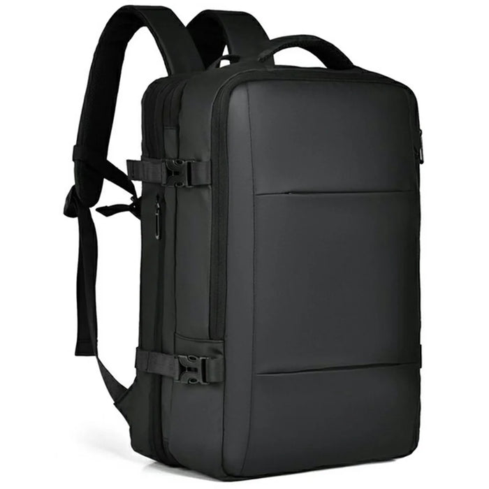 WEIXIER B703 For Men Expandable Backpack Waterproof Travel Laptop Bag Outdoor Business Daypack - Black - 2