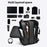 WEIXIER B703 For Men Expandable Backpack Waterproof Travel Laptop Bag Outdoor Business Daypack - Black - 7