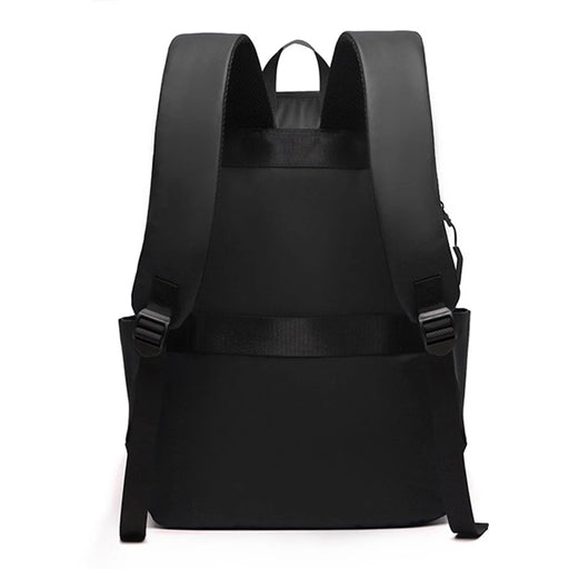 WEPOWER 3433 Business Commuter Backpack Men Large Capacity Waterproof Laptop Bag Travel Rucksack - Black - 2