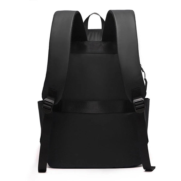 WEPOWER 3433 Business Commuter Backpack Men Large Capacity Waterproof Laptop Bag Travel Rucksack - Black - 2