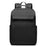 WEPOWER 2155 Business Commute Backpack Water Resistant Large Capacity Travel Laptop Bag - Black - 1
