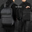 WEPOWER 2155 Business Commute Backpack Water Resistant Large Capacity Travel Laptop Bag - Black - 3