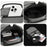 WEPOWER 7202 For Men Casual Crossbody Bag Waterproof Mini Sling Shoulder Bag with Tote Handle - Grey - 4