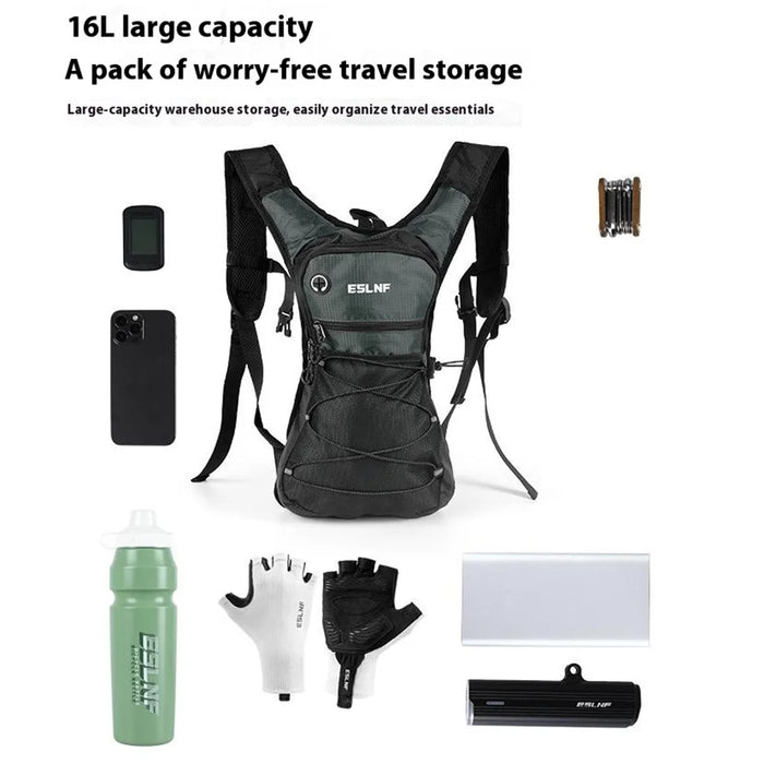 ESLNF Outdoor Cycling Hiking Backpack Waterproof Large Capacity Hydration Pack - 3
