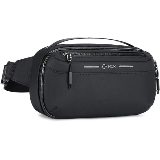 POSO PS-832 Multi-Functional Men Digital Accessory Organizer Bag Waterproof Single Shoulder Crossbody Bag - 1