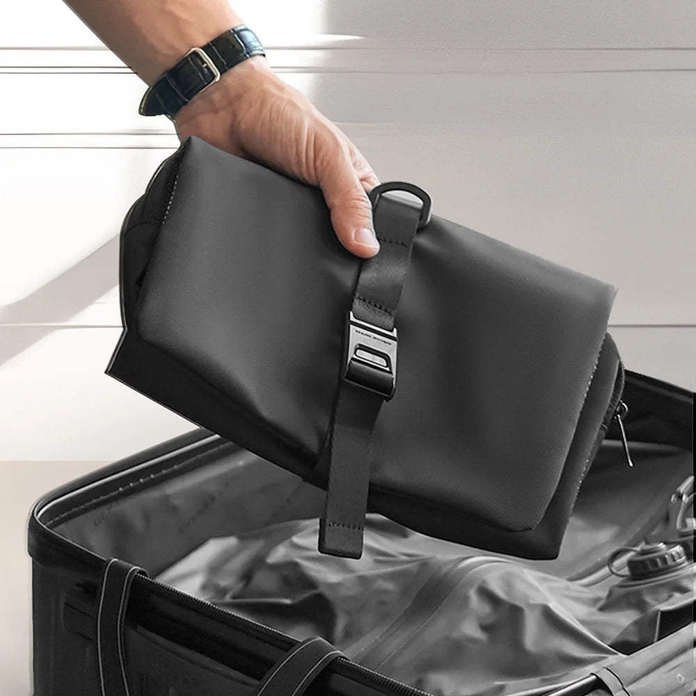 MARK RYDEN MR59 Travel Toiletry Bag for Men Large Capacity Wet Dry Separated Storage Cosmetic Pouch with Magnetic Clasp - 4