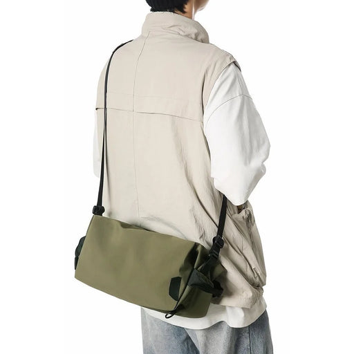 WEPOWER L9 Shoulder Crossbody Bag Lightweight Travel Sling Pack for Women / Men - Army Green - 2