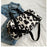 35L Large Capacity Carry On Gym Bag Fashion Leopard Print Oxford Fabric Travel Duffel Bag with Shoulder Strap - Black - 4