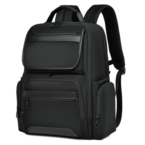 B789 Business Laptop Backpack Premium Feel Large Capacity Double Shoulder Bag for Men Travel Work - 1