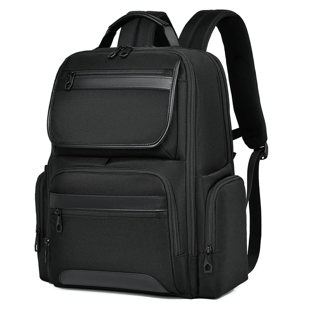 B789 Business Laptop Backpack Premium Feel Large Capacity Double Shoulder Bag for Men Travel Work - 1