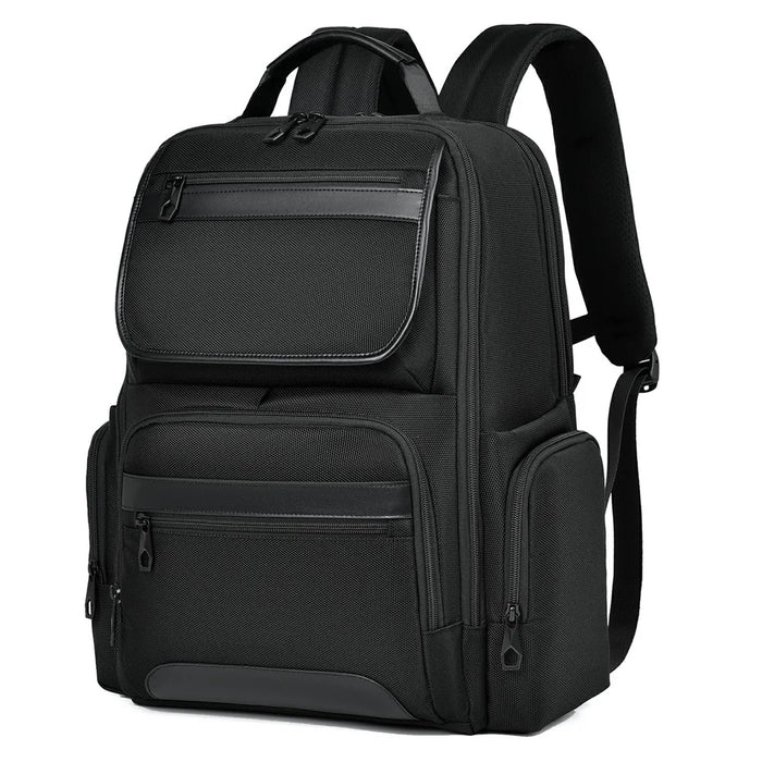 B789 Business Laptop Backpack Premium Feel Large Capacity Double Shoulder Bag for Men Travel Work - 1