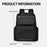 B789 Business Laptop Backpack Premium Feel Large Capacity Double Shoulder Bag for Men Travel Work - 6