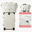 ZUOMANNI 2Pcs Women Short Trip Luggage Tote Oxford Fabric Multifunctional Carry On Travel Bag Set - White - 3