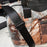 Large Capacity Travel Bag 20-35L Geometric Pattern Lightweight Tote Polyester Crossbody Handbag Shoulder Bag - Gray - 7