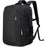 POSO PS-679 Laptop Backpack with Vacuum Sealed Compression Pouch Password Lock Expandable Travel Shoulder Bag - Black - 1