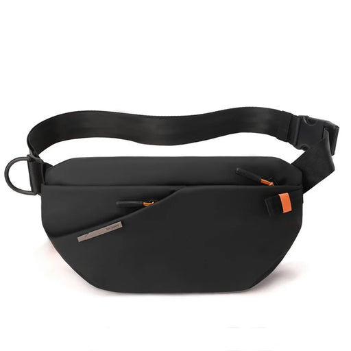 WEPOWER 1100-68 Fitness Waist Bag for Outdoor Motorcycle Waterproof Multi Pocket Chest Pack - Black - 1
