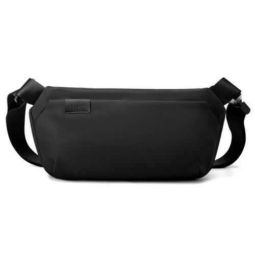 WEPOWER 1273 Commuter Chest Bag for Men Casual Waterproof Crossbody Shoulder Pack with Rotatable Buckle - Black - 1