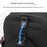 WEPOWER 2207# Lightweight Commuter Backpack Unisex Casual Travel Daypack Double Shoulder Bag - Black - 6
