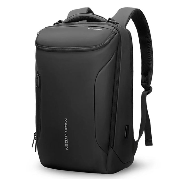 MARK RYDEN MR7003G Travel Laptop Backpack for Men Oxford Fabric Business Notebook Daypack - Black - 2