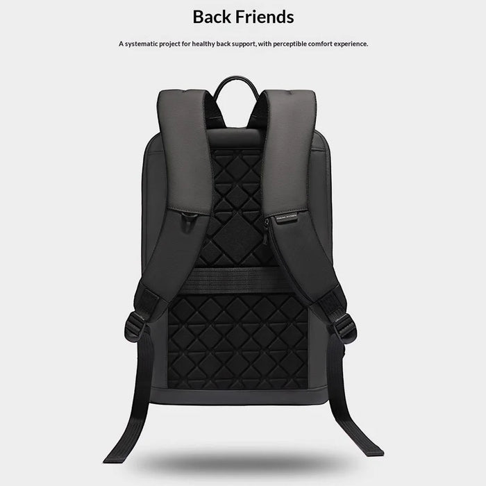 MARK RYDEN MR7003G Travel Laptop Backpack for Men Oxford Fabric Business Notebook Daypack - Black - 3