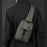 WEPOWER 1310# Casual Chest Bag Large Capacity Shoulder Pack Trendy Minimalist Design Practical Crossbody Bag - Army Green - 2