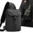 WEPOWER 1310# Casual Chest Bag Large Capacity Shoulder Pack Trendy Minimalist Design Practical Crossbody Bag - Army Green - 7