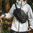 WEPOWER 883# Unisex Backpack Waist Bag Chest Pack Convertible Lightweight Pouch for Sports / Cycling / Travel - Black - 2