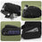 WEPOWER 883# Unisex Backpack Waist Bag Chest Pack Convertible Lightweight Pouch for Sports / Cycling / Travel - Black - 5