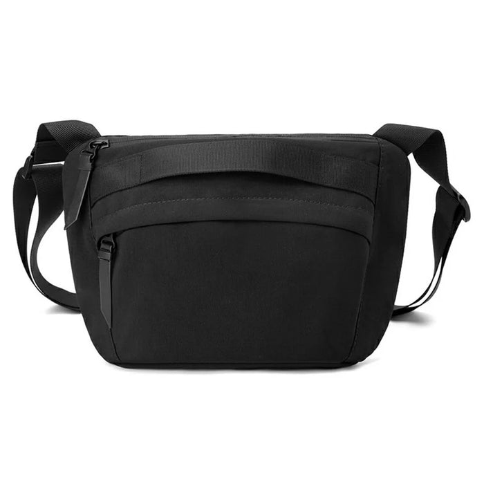 WEPOWER 881 Nylon Crossbody Chest Bag Waterproof Casual Commuter Shoulder Bag - Black - 1
