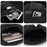 WEPOWER 2320 Solid Color Small Crossbody Bag Waterproof Casual Men Shoulder Pack for Commute Travel - Black - 5