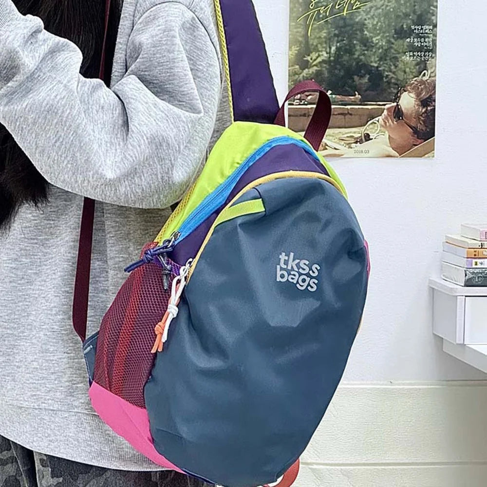 90178 Nylon Hiking Backpack Lightweight Travel Backpack Breathable Cycling Sports Bag with Independent Compartment - 3