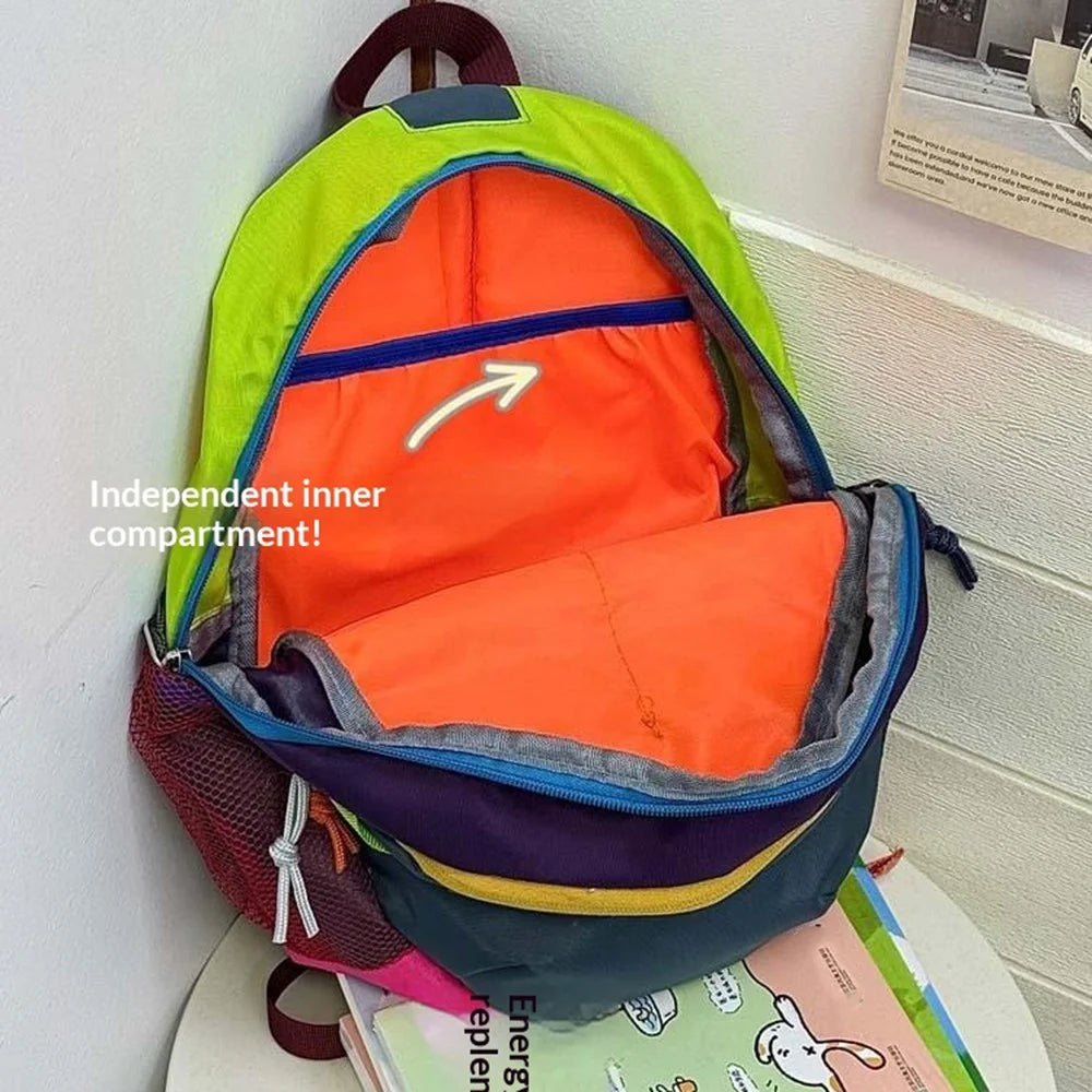 90178 Nylon Hiking Backpack Lightweight Travel Backpack Breathable Cycling Sports Bag with Independent Compartment - 4