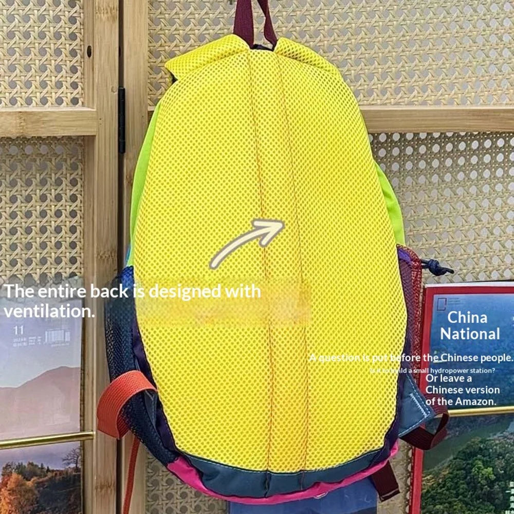 90178 Nylon Hiking Backpack Lightweight Travel Backpack Breathable Cycling Sports Bag with Independent Compartment - 6