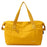 DSDSU Expandable Large Capacity Travel Bag Waterproof Gym Bag Luggage Organizer with Ergonomic Handle - Yellow - 1
