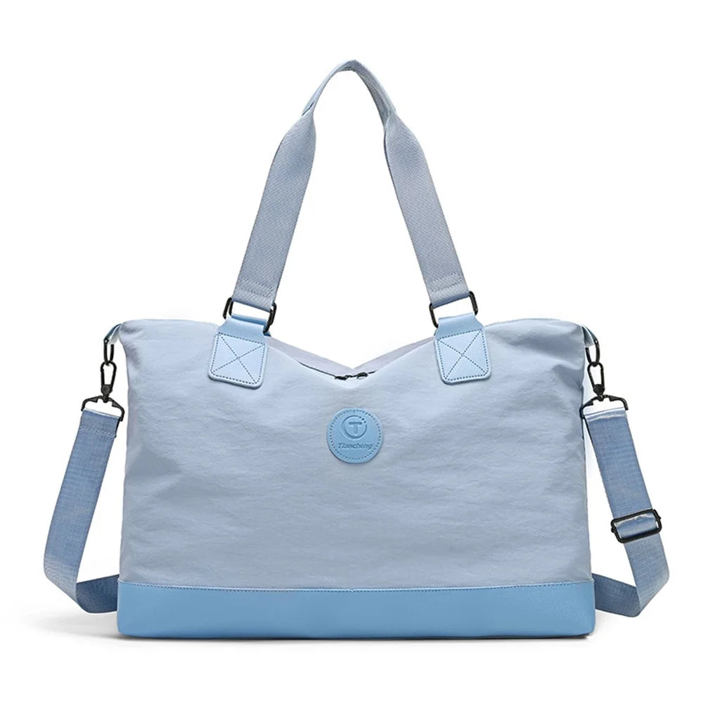 TIANCHENG Large Capacity Lightweight Handbag Travel Organizer Maternity Hospital Bag Short Trip Duffel for Business / Swimming / Yoga - Blue - 1