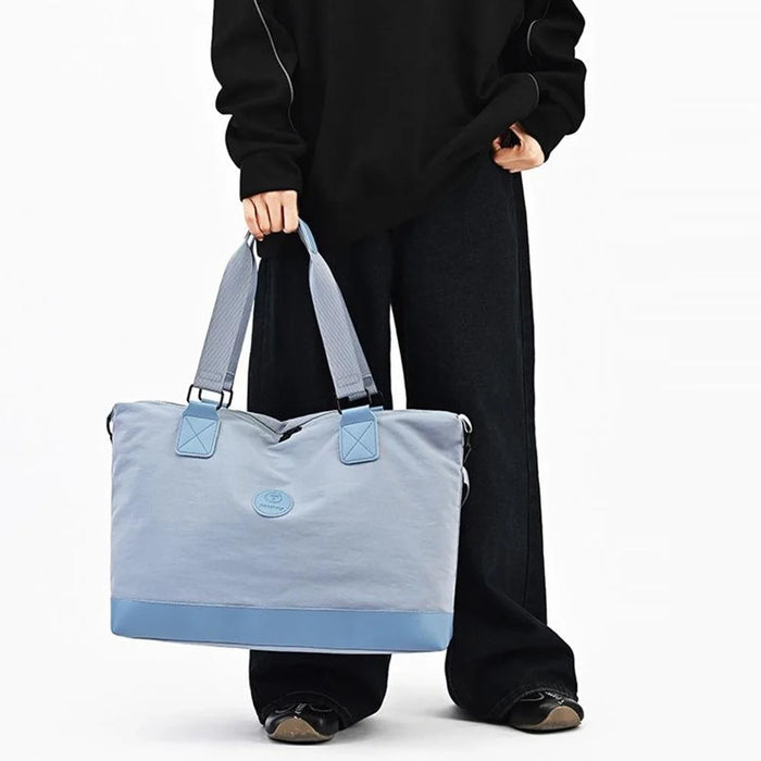 TIANCHENG Large Capacity Lightweight Handbag Travel Organizer Maternity Hospital Bag Short Trip Duffel for Business / Swimming / Yoga - Blue - 2