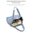 TIANCHENG Large Capacity Lightweight Handbag Travel Organizer Maternity Hospital Bag Short Trip Duffel for Business / Swimming / Yoga - Blue - 5