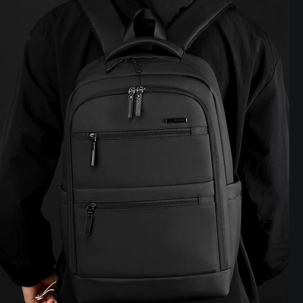 WEPOWER 1346 1680D Waterproof Backpack Large Capacity Storage Bag Multi-Layer Shoulder Bag with Honeycomb Shoulder Straps - Black - 2