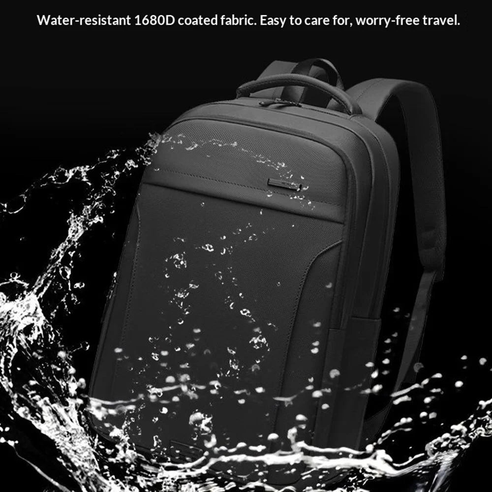WEPOWER 1342 1680D Waterproof Backpack Large Capacity Shoulder Bag Multi-Layer Storage Bag with Adjustable Honeycomb Straps - Black - 4